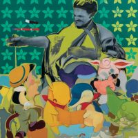 "Dr. Insekt" (2018) 170 x 130 cm / Öl auf Leinwand