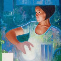 "Kitara" (2011) 170 x 130 cm / Öl auf Nessel