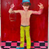 "Meckspaua" (2016) 170 x 130 cm / Öl auf Leinwand